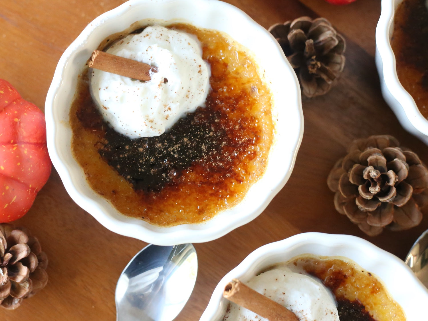 Pumpkin Spice Crème Brûlée