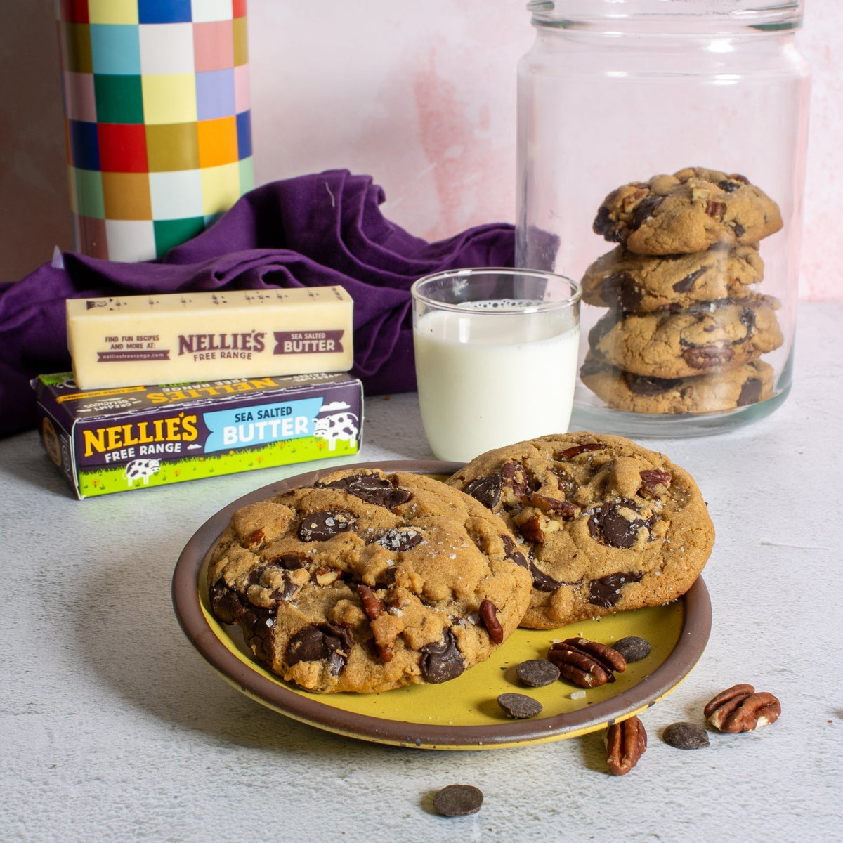Chocolate Chip Pecan Cookies from Nellie's Free Range