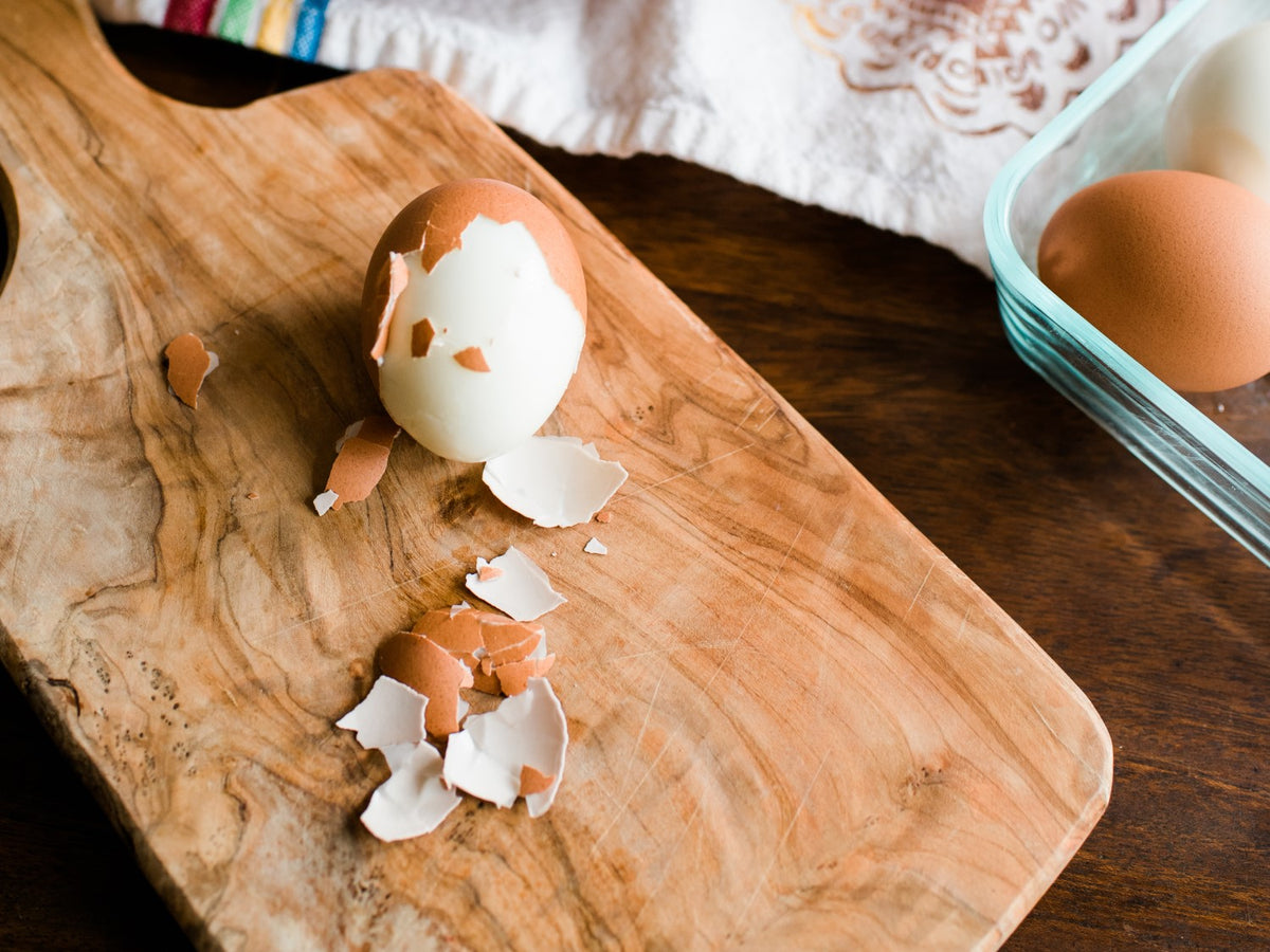 the best way to peel hard-boiled eggs