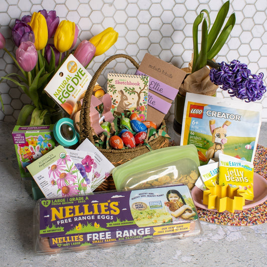 Eco-friendly Easter baskets from Nellie's Free Range