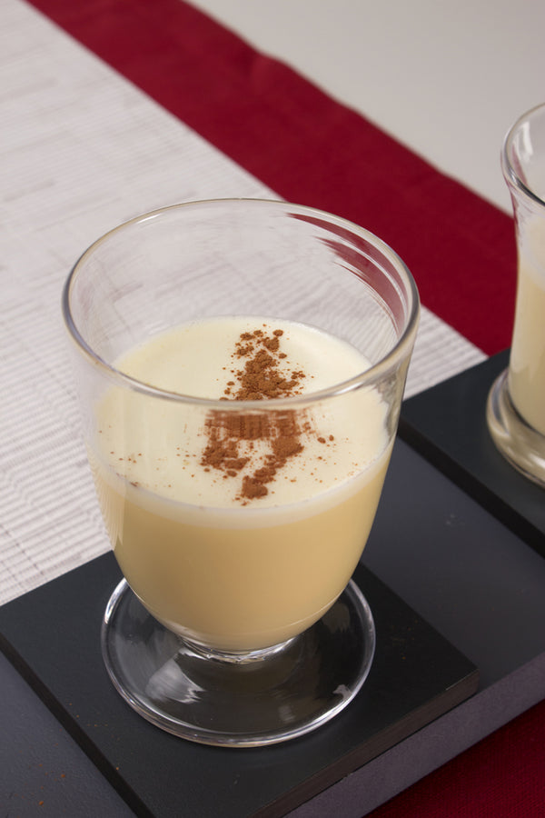 Homemade Eggnog & Bourbon