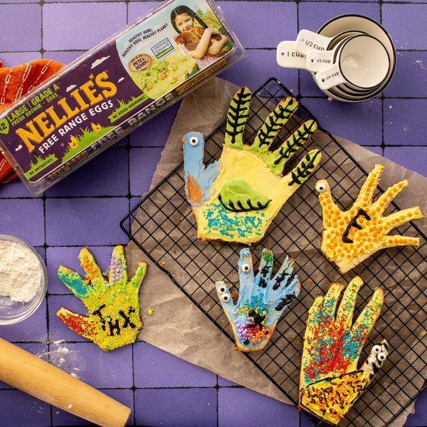 Thanksgiving Sugar Cookie Hand Turkeys