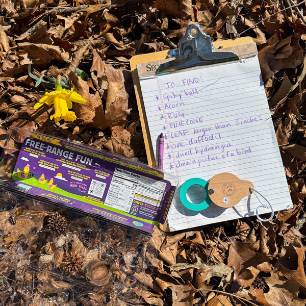 Nellie's Free Range Scavenger Hunt List with Carton