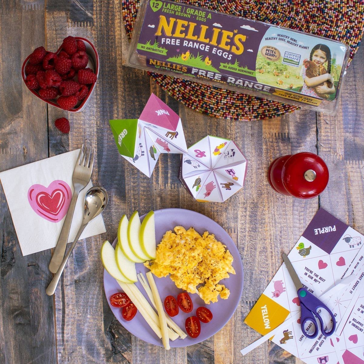 Nellie's Valentine's Day Fortune Teller Craft