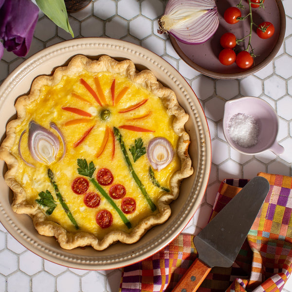 Spring Garden Quiche with Nellie's Free Range Eggs