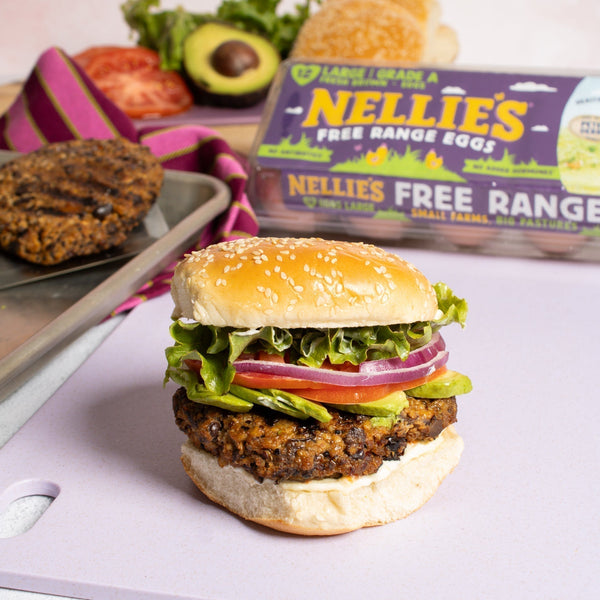 Grill-Ready Veggie Burgers from Nellie's Free Range