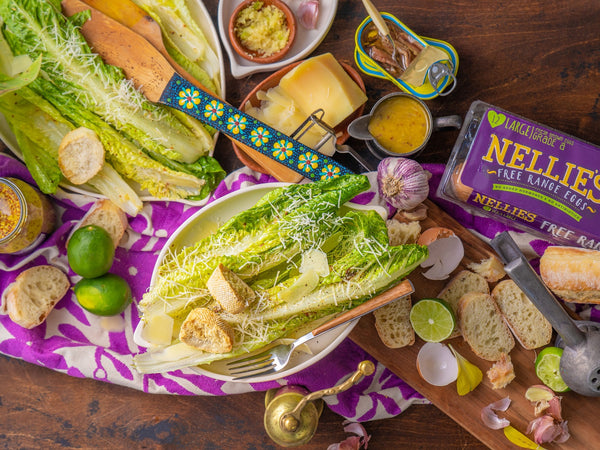 Caesar Salad With Homemade Caesar Dressing