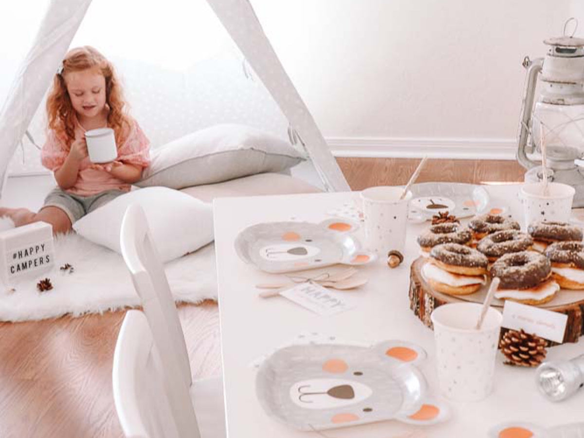 how to throw a camping themed party