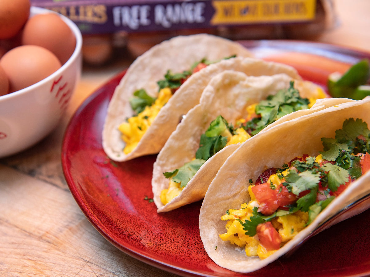 Chorizo and Potato Breakfast Tacos