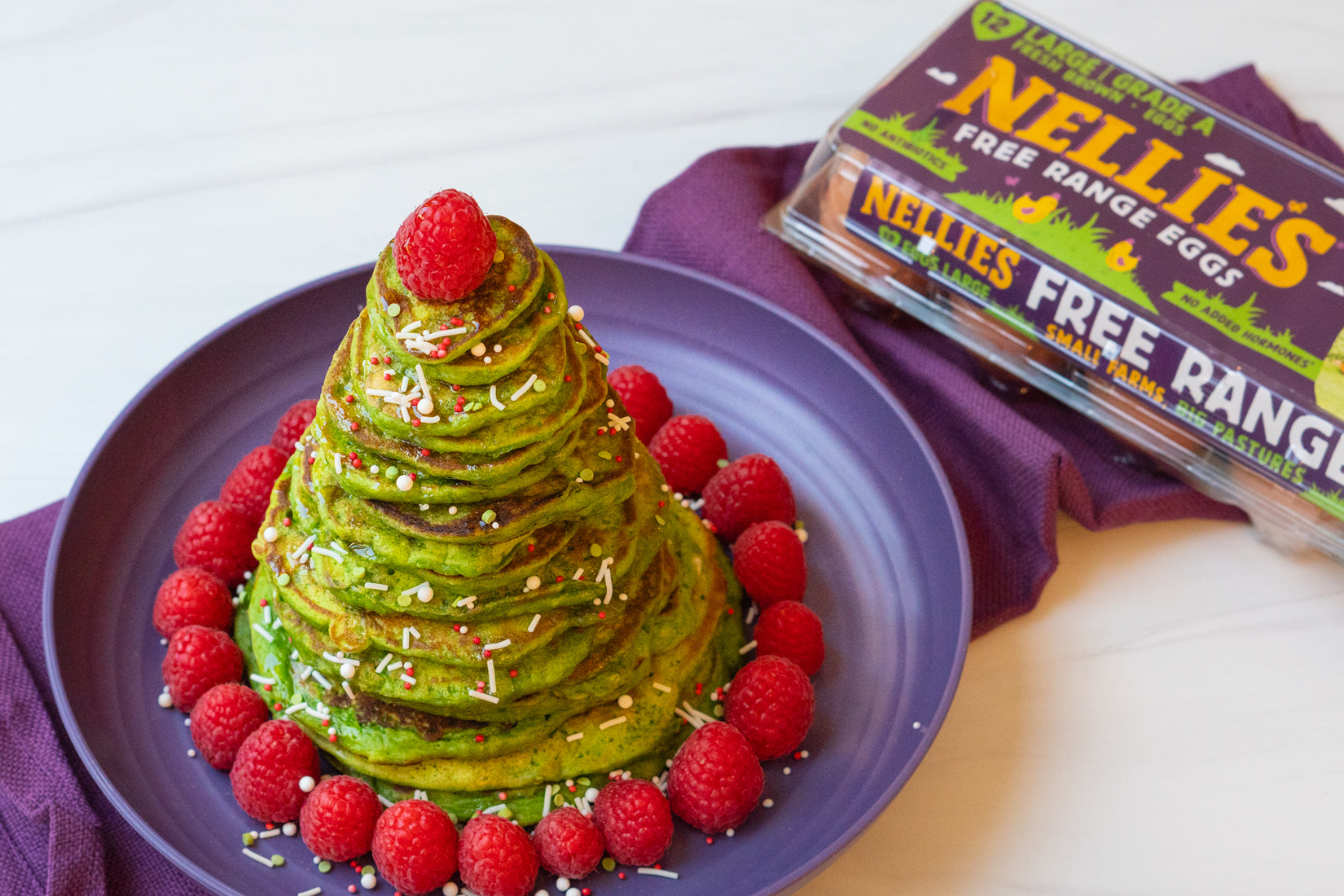 Panakes Tree Healthy Christmas Tree Pancakes – Nellie's Free Range