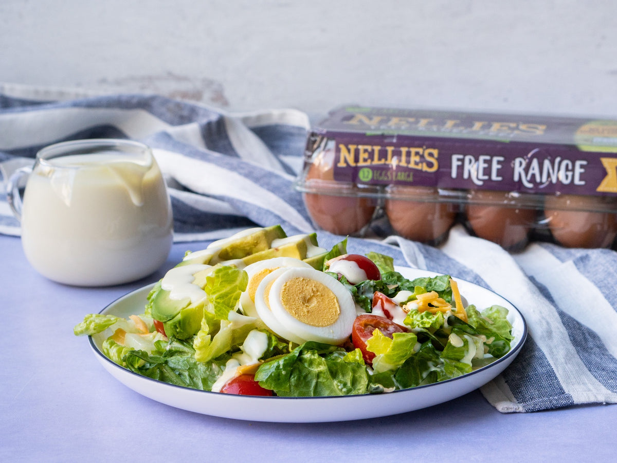 Cobb Salad With Creamy Honey Mustard Dressing Cobb Salad With Creamy Honey Mustard Dressing