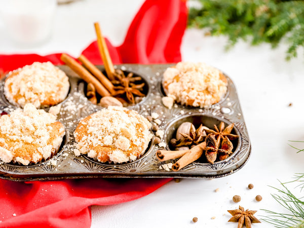 Easy Eggnog Muffins