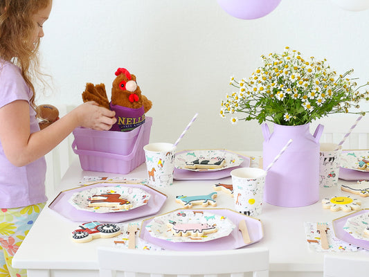 how to throw a modern farm themed party