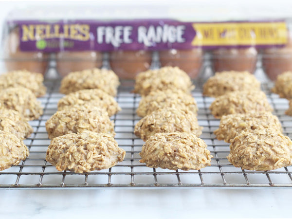 Healthy Banana Oatmeal Cookies