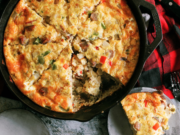 Leftover Stuffing Frittata