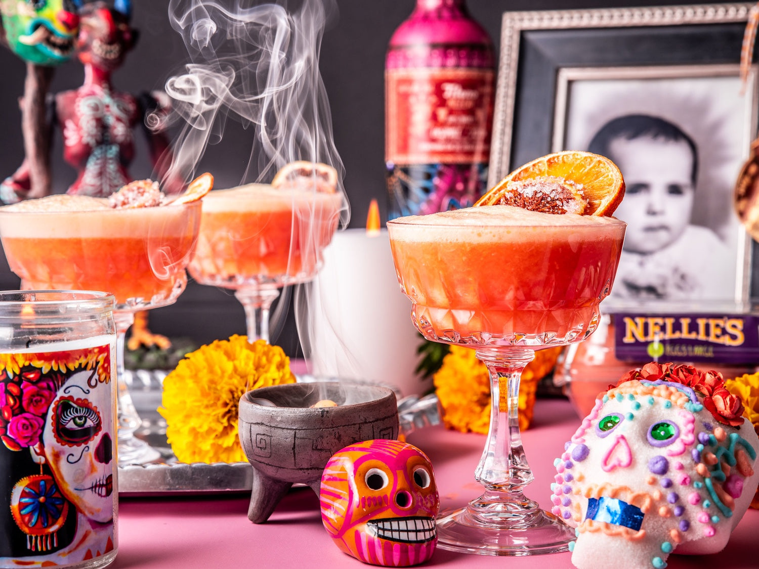 Orange Blossom Mezcal Sour Cocktail – Nellie's Free Range