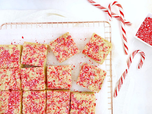 Peppermint Sugar Cookie Bars