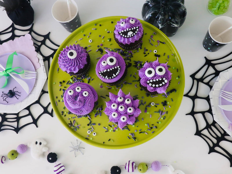 Purple People Eater Cupcakes