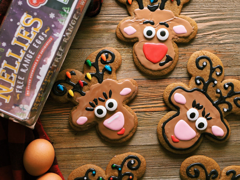 Gingerbread Reindeer Cookies