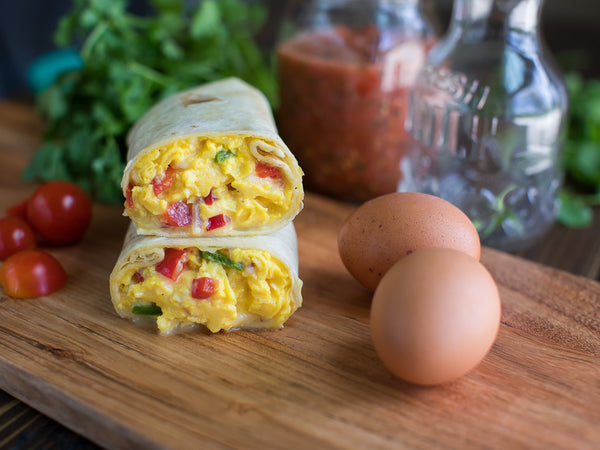 Vegetarian Breakfast Burritos